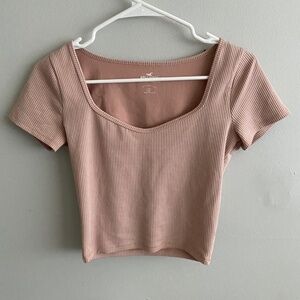 HOLLISTER pink short sleeve top